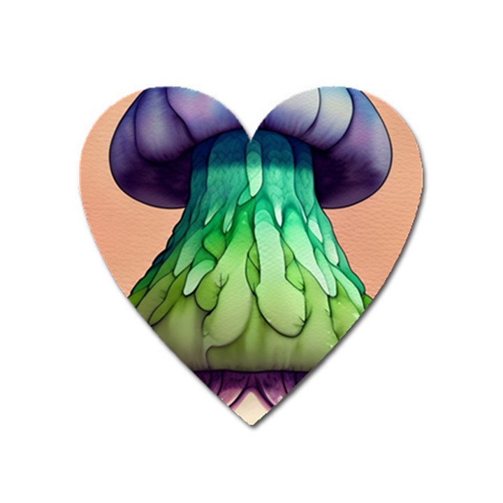 A Light Fantasy Heart Magnet