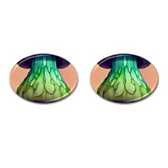 A Light Fantasy Cufflinks (oval) by GardenOfOphir