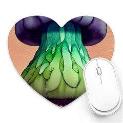 A Light Fantasy Heart Mousepad by GardenOfOphir