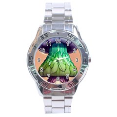 A Light Fantasy Stainless Steel Analogue Watch by GardenOfOphir