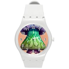 A Light Fantasy Round Plastic Sport Watch (m) by GardenOfOphir