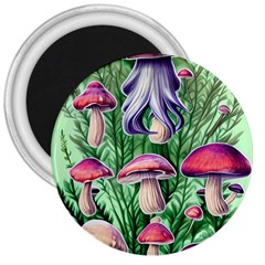 Mushroom 3  Magnets by GardenOfOphir