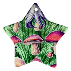 Mushroom Ornament (star)