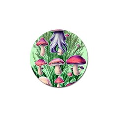 Mushroom Golf Ball Marker by GardenOfOphir