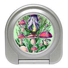 Mushroom Travel Alarm Clock by GardenOfOphir