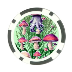 Mushroom Poker Chip Card Guard (10 Pack) by GardenOfOphir