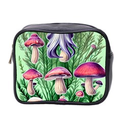 Mushroom Mini Toiletries Bag (two Sides) by GardenOfOphir