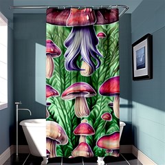 Mushroom Shower Curtain 36  X 72  (stall)  by GardenOfOphir