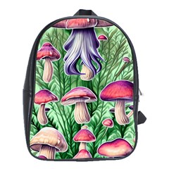 Mushroom School Bag (xl) by GardenOfOphir