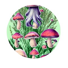 Mushroom Mini Round Pill Box by GardenOfOphir