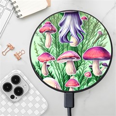 Mushroom Wireless Fast Charger(black) by GardenOfOphir