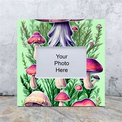 Mushroom White Box Photo Frame 4  X 6 