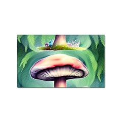 Vintage Mushroom Sticker (rectangular) by GardenOfOphir