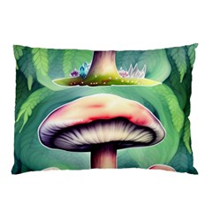 Vintage Mushroom Pillow Case by GardenOfOphir