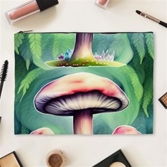 Vintage Mushroom Cosmetic Bag (xl) by GardenOfOphir