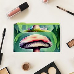 Vintage Mushroom Cosmetic Bag (xs) by GardenOfOphir