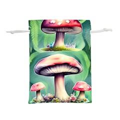 Vintage Mushroom Lightweight Drawstring Pouch (l) by GardenOfOphir