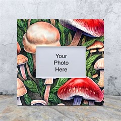 Rustic Mushroom White Box Photo Frame 4  X 6 