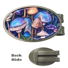 Retro Mushroom Money Clips (oval)  by GardenOfOphir