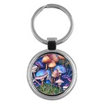 Retro Mushroom Key Chain (Round) Front