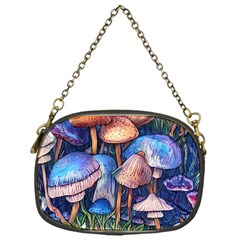 Retro Mushroom Chain Purse (one Side) by GardenOfOphir