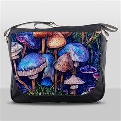 Retro Mushroom Messenger Bag by GardenOfOphir