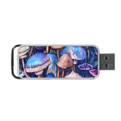 Retro Mushroom Portable Usb Flash (one Side) by GardenOfOphir