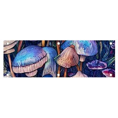 Retro Mushroom Banner And Sign 6  X 2  by GardenOfOphir