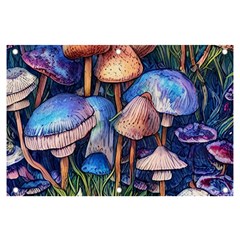 Retro Mushroom Banner And Sign 6  X 4  by GardenOfOphir