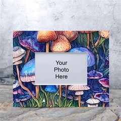 Retro Mushroom White Tabletop Photo Frame 4 x6 