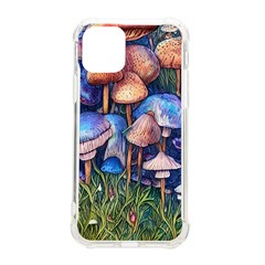 Retro Mushroom Iphone 11 Pro 5 8 Inch Tpu Uv Print Case by GardenOfOphir