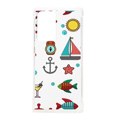 Marine Nautical Seamless Pattern Art Samsung Galaxy Note 20 Ultra Tpu Uv Case