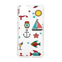 Marine Nautical Seamless Pattern Art Iphone 11 Pro Max 6 5 Inch Tpu Uv Print Case