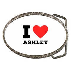 I Love Ashley Belt Buckles by ilovewhateva