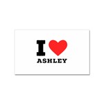 I love ashley Sticker (Rectangular) Front