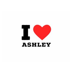 I Love Ashley One Side Premium Plush Fleece Blanket (extra Small)