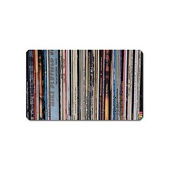 Vintage Vinyl Records Collection Magnet (name Card)