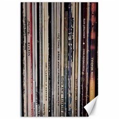 Vintage Vinyl Records Collection Canvas 20  X 30 