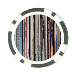 Vintage Vinyl Records Collection Poker Chip Card Guard (10 Pack)