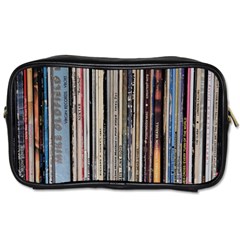 Vintage Vinyl Records Collection Toiletries Bag (one Side) by Jancukart