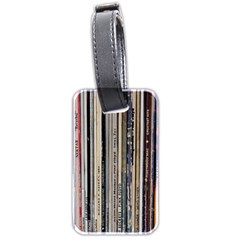 Vintage Vinyl Records Collection Luggage Tag (two Sides)