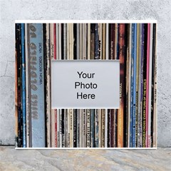 Vintage Vinyl Records Collection White Wall Photo Frame 5  X 7 