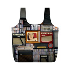 Vinyl Music Retro Studio Room Full Print Recycle Bag (m)