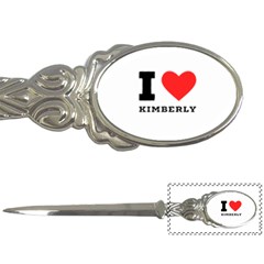 I Love Kimberly Letter Opener by ilovewhateva