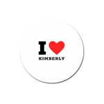 I love kimberly Magnet 3  (Round) Front