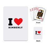 I love kimberly Playing Cards Single Design (Rectangle) Back