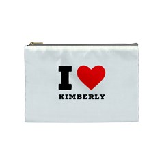 I Love Kimberly Cosmetic Bag (medium) by ilovewhateva