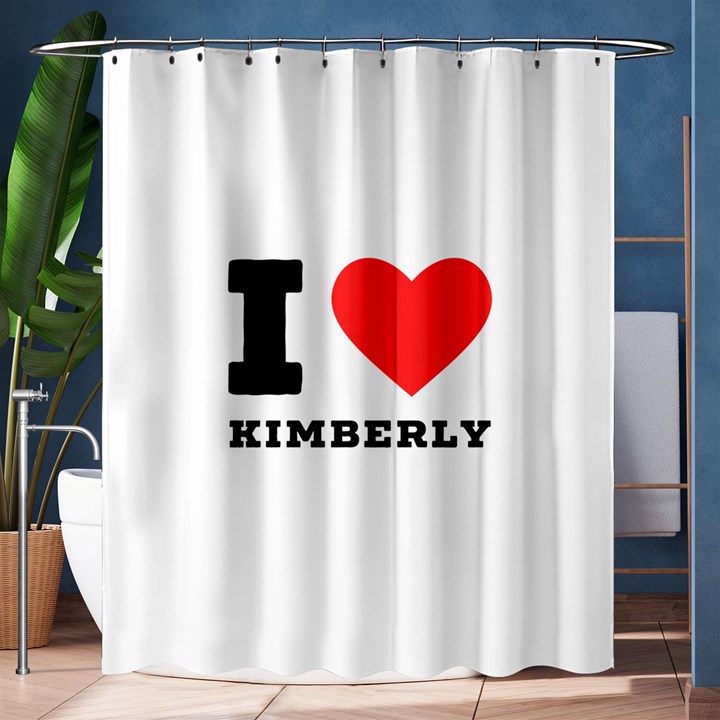 I love kimberly Shower Curtain 60  x 72  (Medium) 