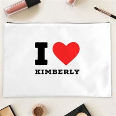 I Love Kimberly Cosmetic Bag (xxl) by ilovewhateva