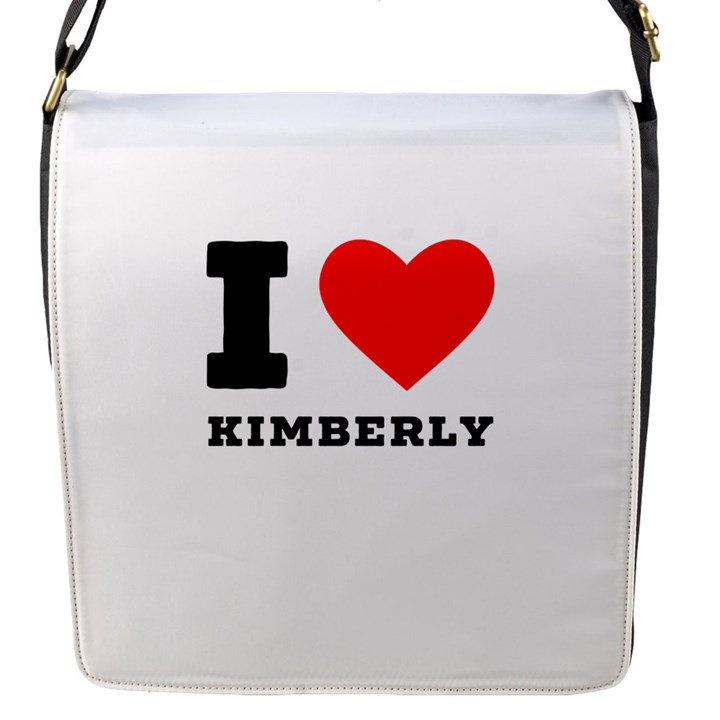 I love kimberly Flap Closure Messenger Bag (S)